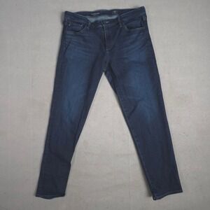 AG Adriano Goldschmied Prima Crop Jeans Dark Wash Cigarette Crop Size 31